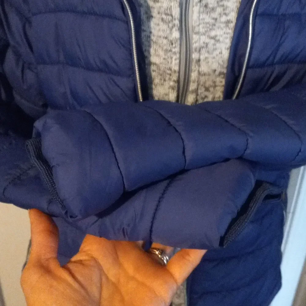 Special One Premium Quality Blue Puffer Jacket Size M
